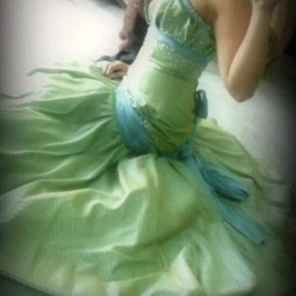 Formal/Prom floor length corset mermaid style dress - Picture 12 of 13